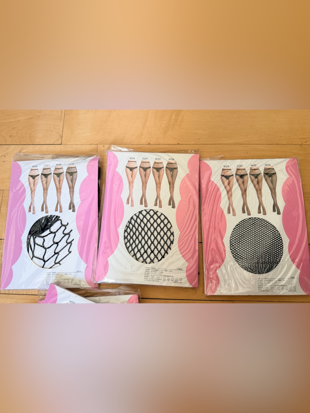 Black Fishnet Thigh-Highs - Packaged Pair